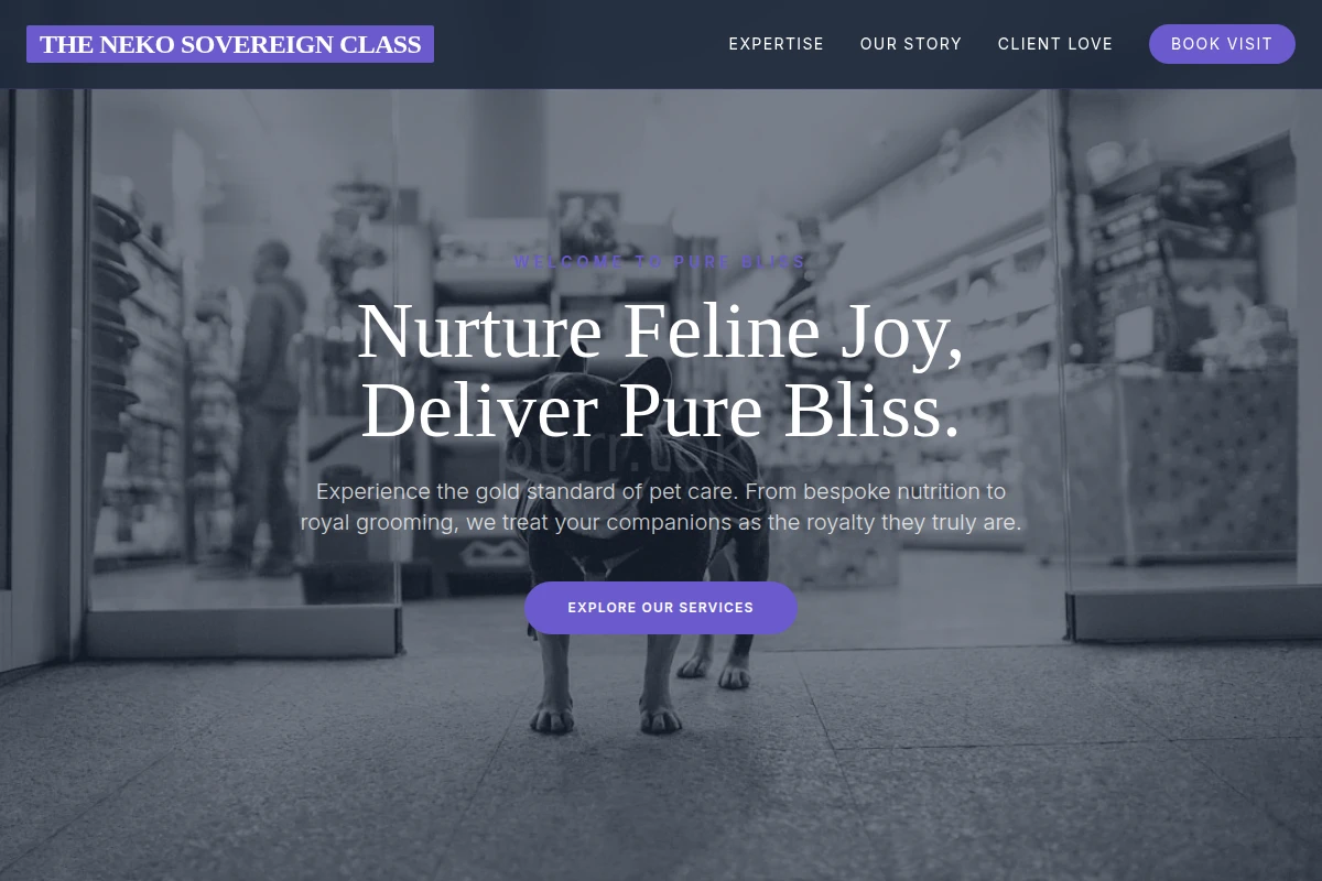 Latest Animal Care Website Design